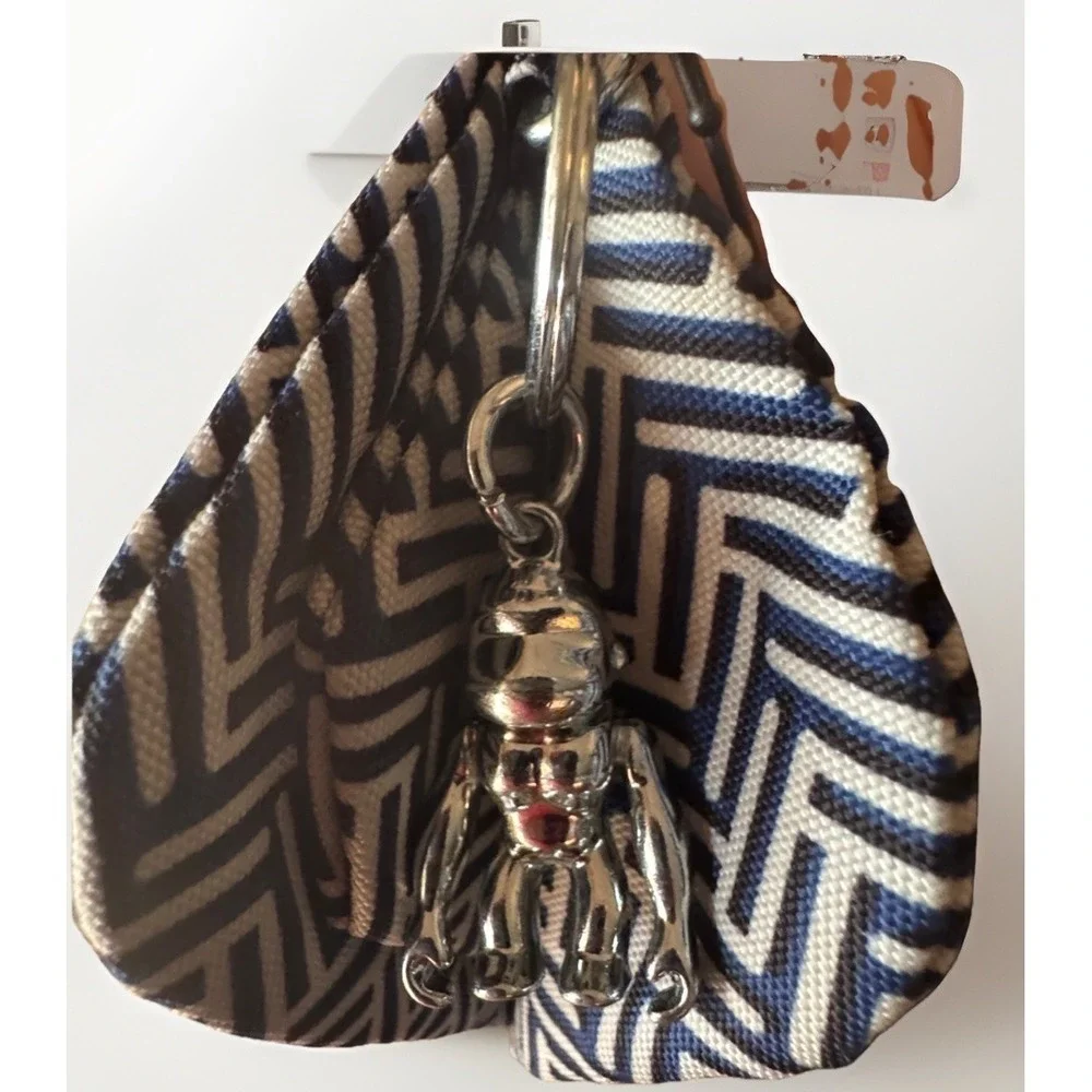 Kipling Creativity XL‎ Urban Chevron Cosmetic Bag Toiletries Bag NWT